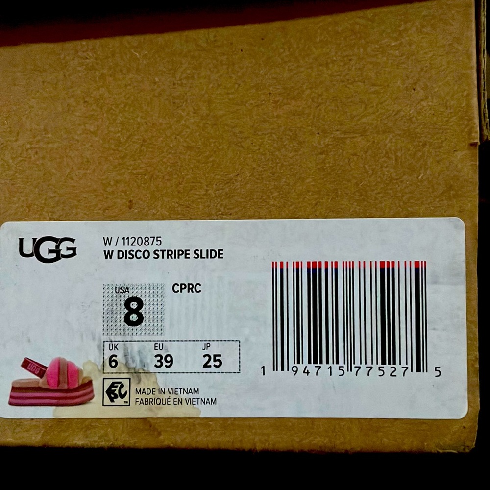 UGG Disco Stripe Slides